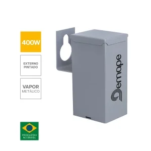 Reator-Vapor-Metálico-400W-Tung_Externo-Pintado Reator Vapor Metálico 400W Externo Pintado TUNG