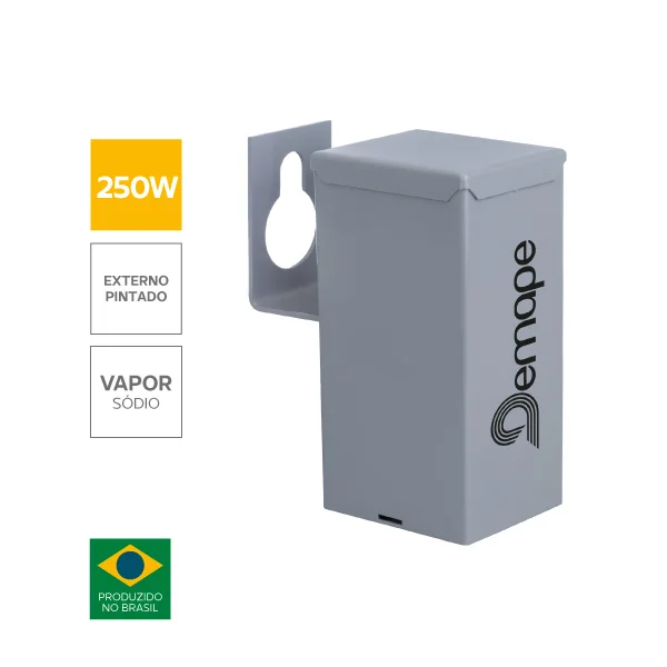 Reator Vapor de Sódio 250W Externo Pintado