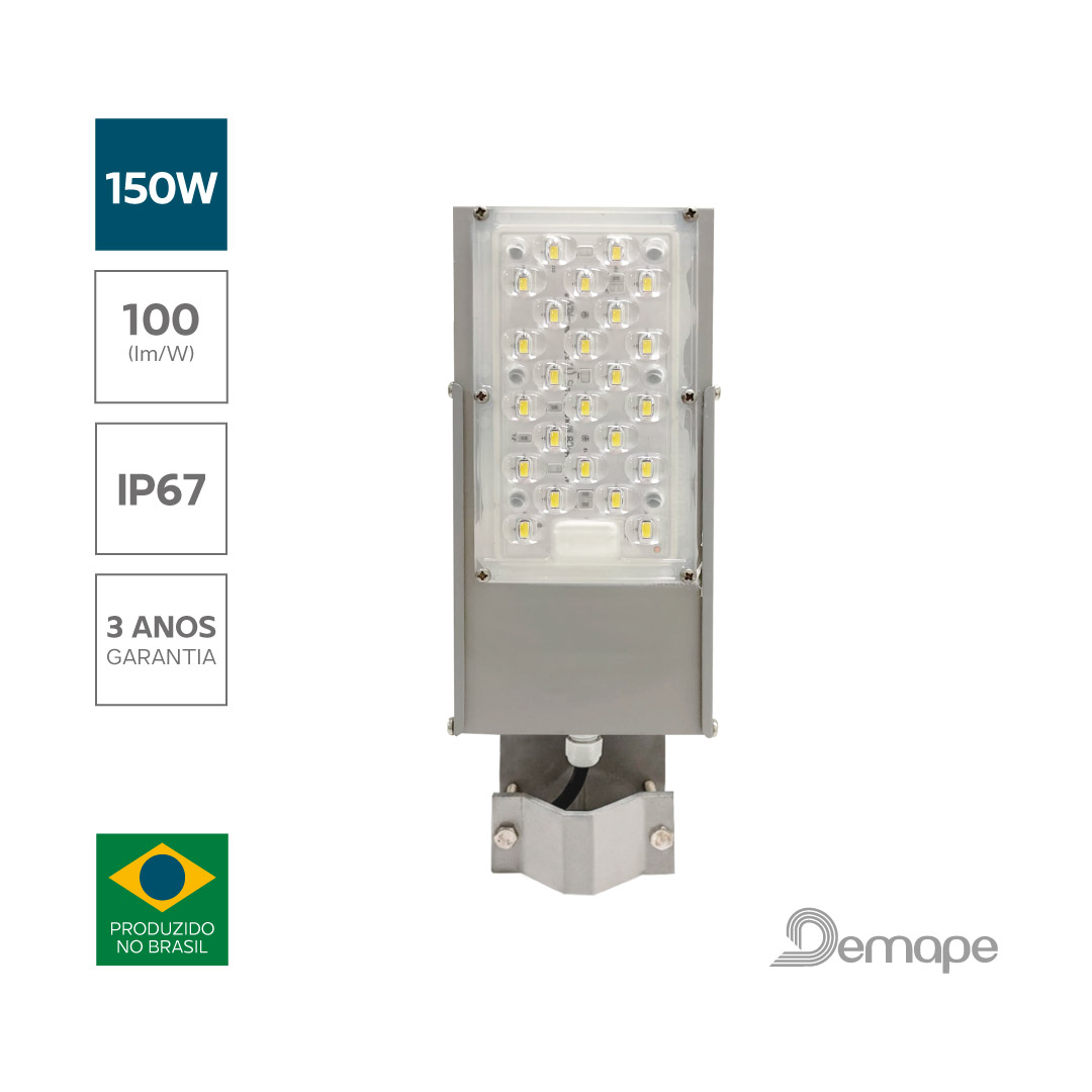 Luminária LED Parking Station 150W Demape