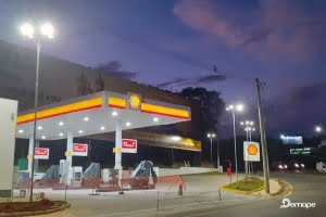 Luminária LED Posto de Combustível Shell BH