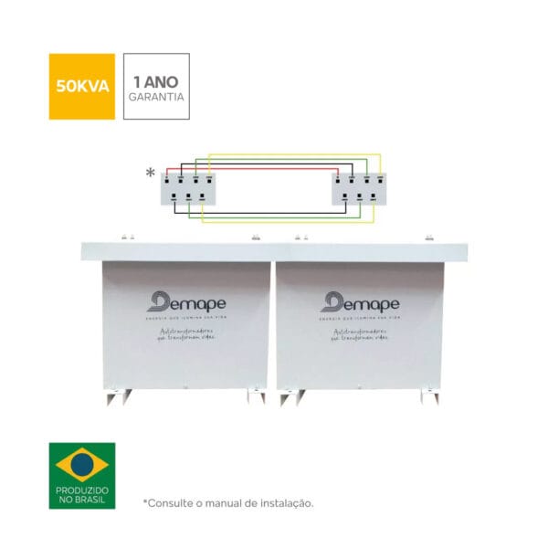 Transformador 50 kVA Trifásico Demape