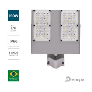 Luminária Pública LED Demape Courbe 9 Luminária Pública LED Demape Courbe 9