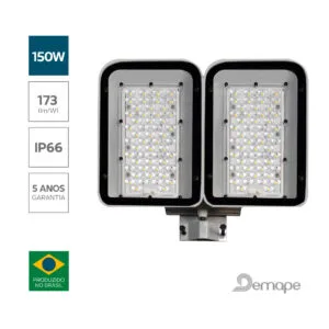 Luminária-Pública-LED-240W-Demape-C9-VIDRO luminaria-publica-led