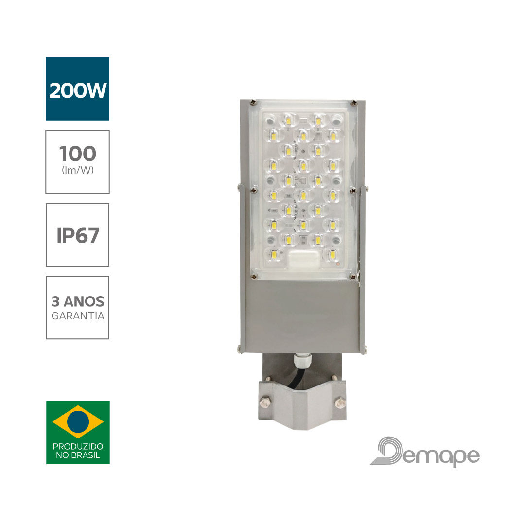 Luminária LED Parking Station 200W Demape