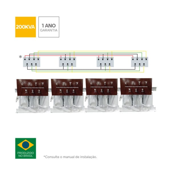 Autotransformador-Trifásico-200kva Transformador trifásico 200 kVA IP0 Demape