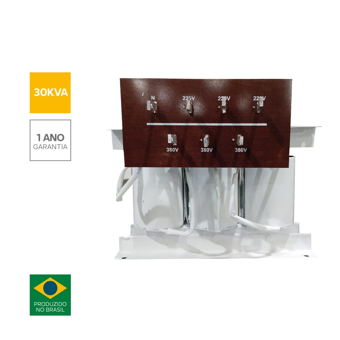 Auto transformador a seco trifásico 30 kVA 220-380 V IP00 Demape