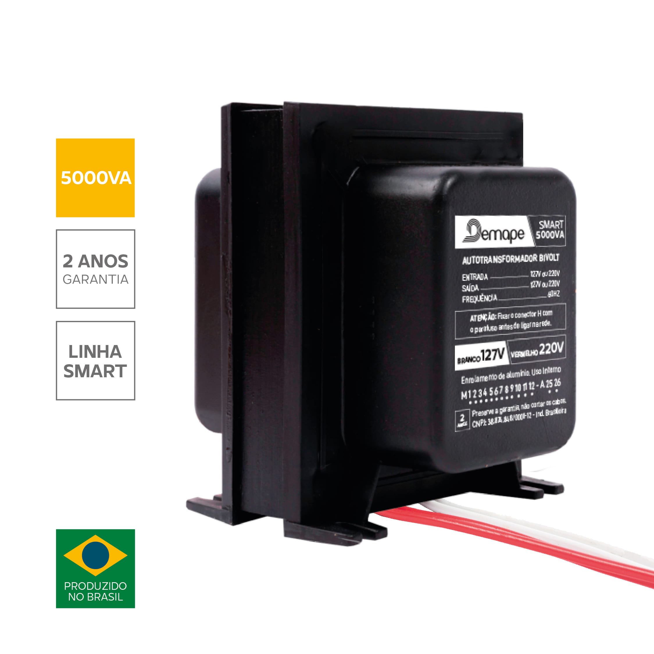 Auto transformador 5000 VA 110-220 V Demape SMART