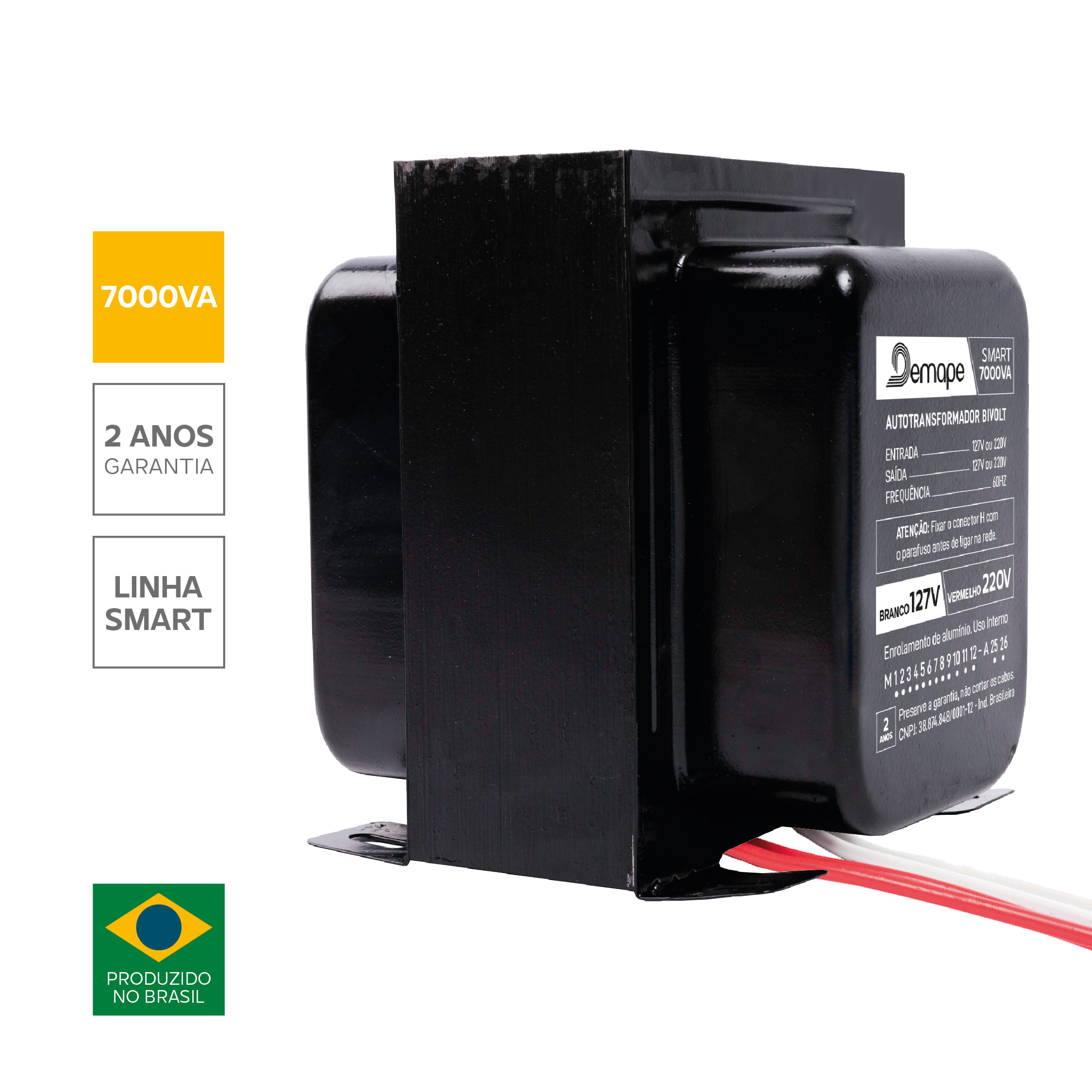 Auto transformador 7000 VA 110-220 V Demape SMART