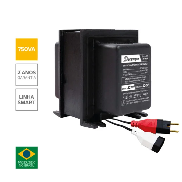 Auto transformador 750 VA 110-220 V Demape SMART
