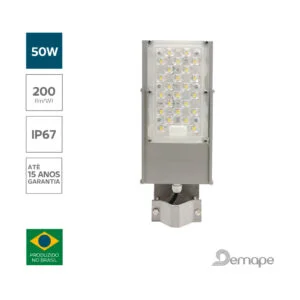 Luminária Pública LED Wave 50W Demape INMETRO PROCEL
